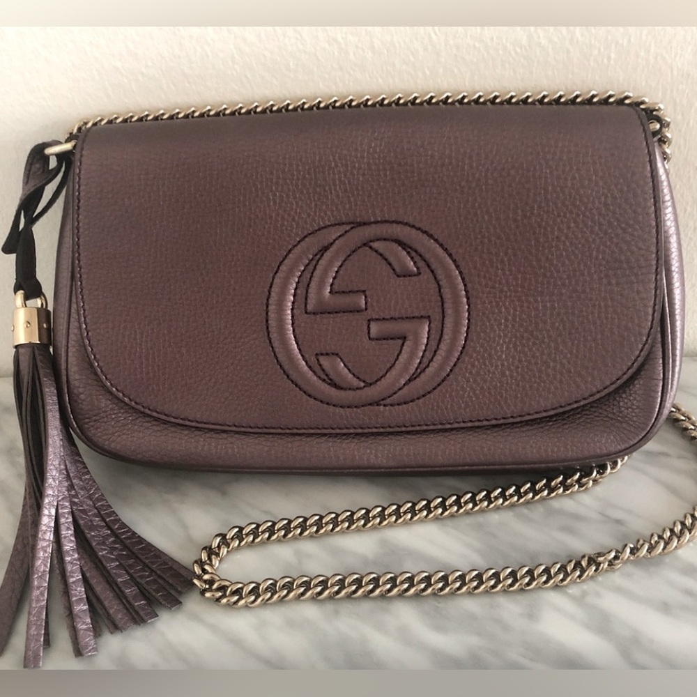 100% Authentic Gucci soho chain crossbody